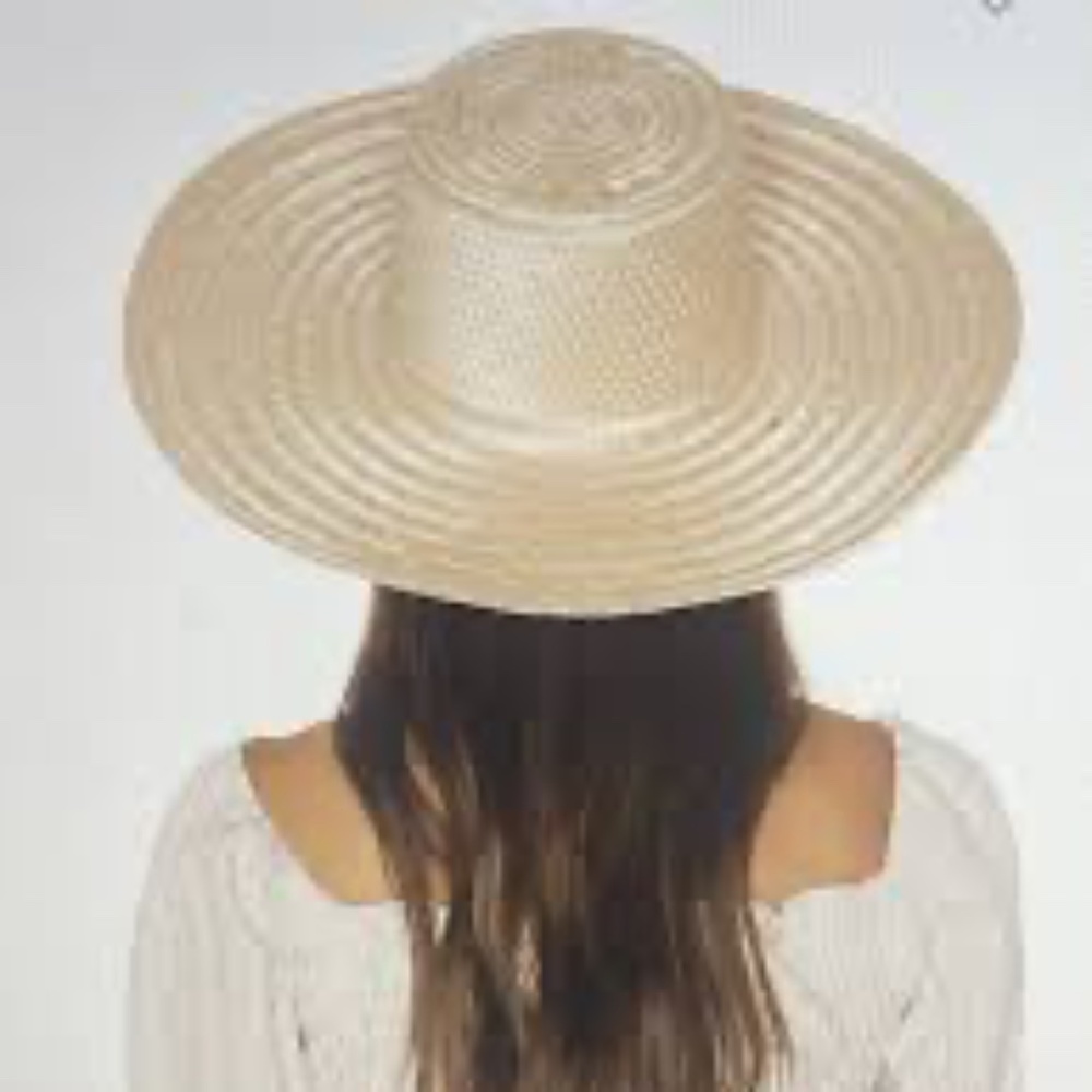 Janessa Leone Elsa Straw Hat Natural Size L NWT $349 Retail
